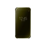 Samsung clear view cover ef - zg920b - etui a rabat pour tlphone portable - or - pour galaxy s6