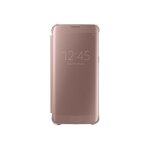 Samsung clear view cover ef - zg935 - etui � rabat pour t�l�phone portable - or ros� - pour galaxy s7 ...