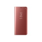 Samsung clear view standing cover ef - zg955 - etui a rabat pour tlphone portable - rose - pour galaxy ...