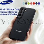 Samsung coque silicone galaxy, couleur: au choix, smartphone: galaxy s21