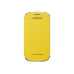 Samsung efc - 1m7f - etui a rabat pour t�l�phone portable - plastique, synth�tique - jaune - pour galaxy ...