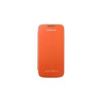 Samsung flip cover ef - fi919b - etui a rabat pour t�l�phone portable - orange - pour galaxy s4 mini