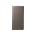 Samsung flip wallet ef - wg925p - etui a rabat pour tlphone portable - polyurthane - or - pour galaxy ...