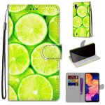 Samsung galaxy a10 coque, saturcase beau pu cuir magntique flip portefeuille support porte - carte dragonne ...