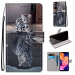 Samsung galaxy a10 coque, saturcase beau pu cuir magn�tique flip portefeuille support porte - carte dragonne ...