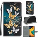 Samsung galaxy a20 / a30 coque, saturcase beau pu cuir magn�tique flip portefeuille support porte - carte ...