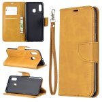 Samsung galaxy a20 / a30 coque, saturcase luxe pu cuir magn�tique flip portefeuille support porte - carte ...