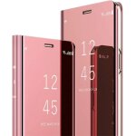 Samsung galaxy a20s miroir housse coque etui a rabat, mirror smart view standing 360 protecteur etui ...