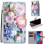 Samsung galaxy a20e / a10e coque, saturcase beau pu cuir magn�tique flip portefeuille support porte - ...