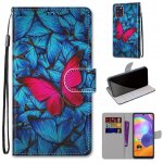 Samsung galaxy a31 coque, saturcase beau pu cuir magntique flip portefeuille support porte - carte dragonne ...