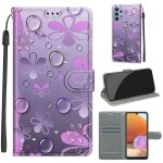 Samsung galaxy a32 4g coque, saturcase beau pu cuir magn�tique flip portefeuille support porte - carte ...