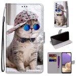 Samsung galaxy a32 5g coque, saturcase beau pu cuir magn�tique flip portefeuille support porte - carte ...