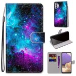 Samsung galaxy a32 5g coque, saturcase beau pu cuir magn�tique flip portefeuille support porte - carte ...
