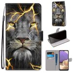 Samsung galaxy a32 5g coque, saturcase beau pu cuir magn�tique flip portefeuille support porte - carte ...