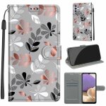 Samsung galaxy a32 5g coque, saturcase beau pu cuir magn�tique flip portefeuille support porte - carte ...