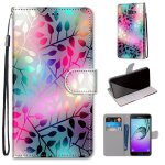 Samsung galaxy a5 (2016) coque, saturcase beau pu cuir magn�tique flip portefeuille support porte - carte ...