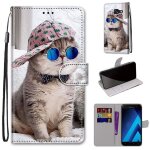 Samsung galaxy a5 2017 coque, saturcase beau pu cuir magn�tique flip portefeuille support porte - carte ...