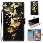 Samsung galaxy a51 coque, saturcase beau pu cuir magntique flip portefeuille support porte - carte dragonne ...