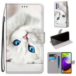 Samsung galaxy a52 5g coque, saturcase beau pu cuir magn�tique flip portefeuille support porte - carte ...
