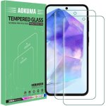 Samsung galaxy a55 5g tempered glass screen protector [2 pack] [0. 26mm] [extremely scratch resistant] ...