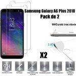 Samsung galaxy a6 plus 2018 vitre protection d'ecran en verre tremp [scott - fr] incassable tempered ...