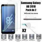 Samsung galaxy a8 2018 vitre protection d'ecran en verre tremp [scott - fr] incassable tempered glass ...
