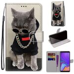 Samsung galaxy a9 2018 coque, saturcase beau pu cuir magn�tique flip portefeuille support porte - carte ...