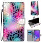 Samsung galaxy a9 2018 coque, saturcase beau pu cuir magntique flip portefeuille support porte - carte ...