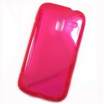 Pour samsung galaxy ace 2 i8160 : etui coque silicone rose s design