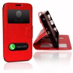 Samsung galaxy ace (s5830) etui housse coque rouge by ph26