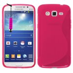 Samsung galaxy core lte 4g sm - g386f: housse etui pochette coque s - line silicone gel + stylet - rose ... Samsung galaxy core lte 4g sm - g386f: housse etui pochette coque s - line silicone gel + stylet - rose ...