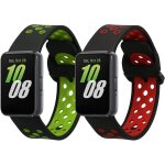 Compatible with samsung galaxy fit 3 strap - 2 x silicone replacement bands for fitness tracker