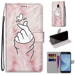 Samsung galaxy j5 2017 coque, saturcase beau pu cuir magntique flip portefeuille support porte - carte ...