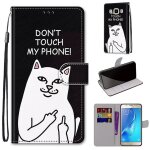 Samsung galaxy j7 2016 coque, saturcase beau pu cuir magntique flip portefeuille support porte - carte ...