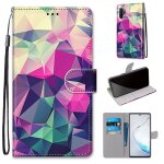 Samsung galaxy note 10 plus 6. 8  coque, saturcase beau pu cuir magn�tique flip portefeuille support ...