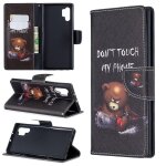 Samsung galaxy note 10 plus coque, saturcase beau motif pu cuir magntique flip portefeuille support ...