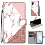 Samsung galaxy note 10 plus coque, saturcase beau pu cuir magntique flip portefeuille support porte ...