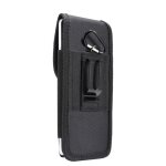 Pour samsung galaxy note 10 lite (2020) etui housse ceinture verticale cuir nylon - dfvmobile