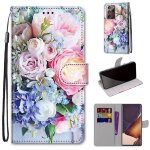 Samsung galaxy note 20 ultra coque, saturcase beau pu cuir magntique flip portefeuille support porte ...
