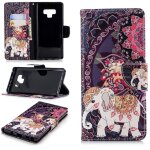 Samsung galaxy note 9 coque, saturcase beau motif pu cuir magn�tique flip portefeuille support porte ...