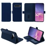 Samsung galaxy s10 etui protection portefeuille a rabat avec porte cartes - housse galaxy s10 folio coque ...
