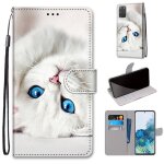 Samsung galaxy s20 plus coque, saturcase beau pu cuir magntique flip portefeuille support porte - carte ...