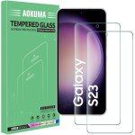 Samsung galaxy s23 tempered glass, [2 pack] samsung galaxy s23 screen protector [0. 26mm] [extremely ...