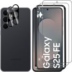 Pour samsung galaxy s25 fe 5g en verre tremp�, lot de 2 + 2 films de protection d'�cran + protection ...