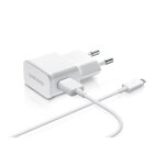 Samsung galaxy s3 mini chargeur secteur 2a + cable blanc micro usb d'origine eta - u90ewe