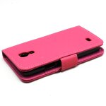 Samsung galaxy s4 mini i9190 i9195 : etui portefeuille housse coque pochette en cuir pu format livre ...