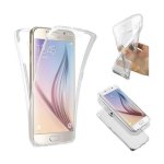 Samsung galaxy s6 edge, coque silicone integrale avant arriere protection parfaite