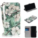 Samsung galaxy s8 plus coque, saturcase beau 3d motif pu cuir magn�tique flip portefeuille support porte ...