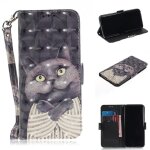 Samsung galaxy s8 plus coque, saturcase beau 3d motif pu cuir magn�tique flip portefeuille support porte ...