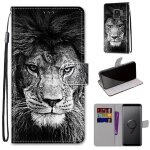 Samsung galaxy s9 coque, saturcase beau pu cuir magntique flip portefeuille support porte - carte dragonne ...